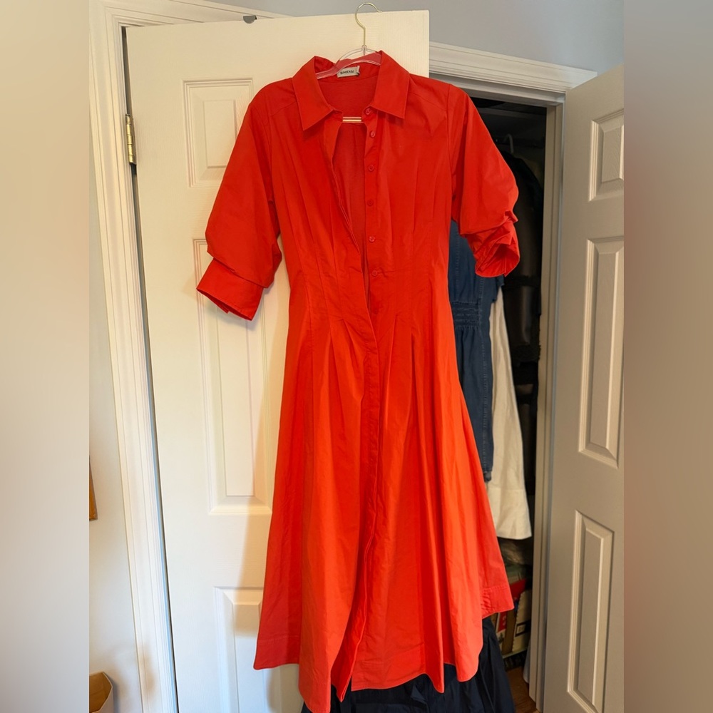 Simkhai Orange Blouse